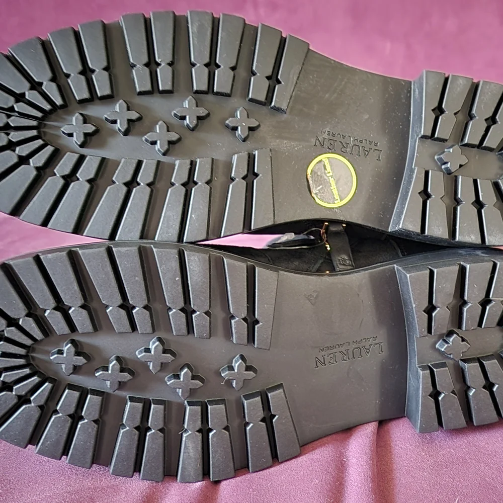 Brand New, Never Worn Black Suede Ankle Boots - Picture 5 of 6